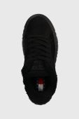 Замшеві кросівки Tommy Jeans TOMMY JEANS NEW CUPSOLE LEAT WL колір чорний EN0EN02274