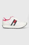 Кросівки Tommy Jeans TJW RETRO RUNNER колір білий EN0EN02278 Кросівки Tommy Jeans TJW RETRO RUNNER колір білий EN0EN02278