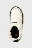 Зимові чоботи Tommy Jeans TJW PADDED FLAT BOOT колір бежевий EN0EN02292