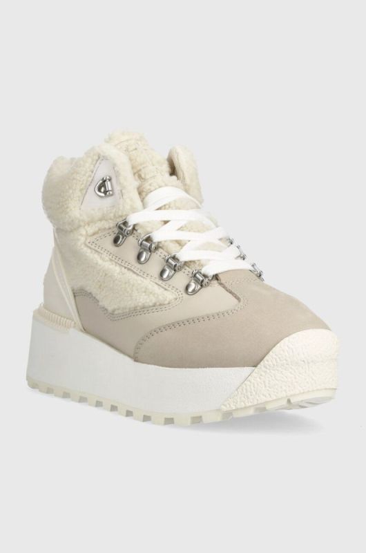 Зимові чоботи Tommy Jeans TJW WARM HYBRID BOOT колір бежевий EN0EN02312 фото 2