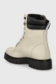 Черевики Tommy Jeans TJW LACE UP BOOT жіночі колір бежевий на платформі EN0EN02314 фото 3