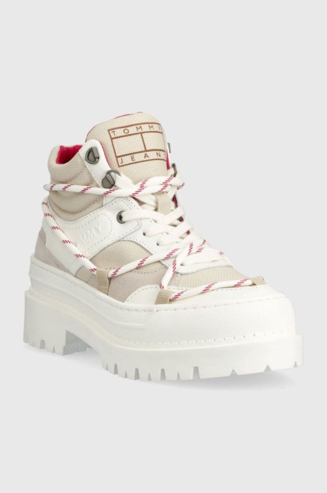 Кросівки Tommy Jeans TJW HYBRID BOOT колір білий EN0EN02338 фото 2