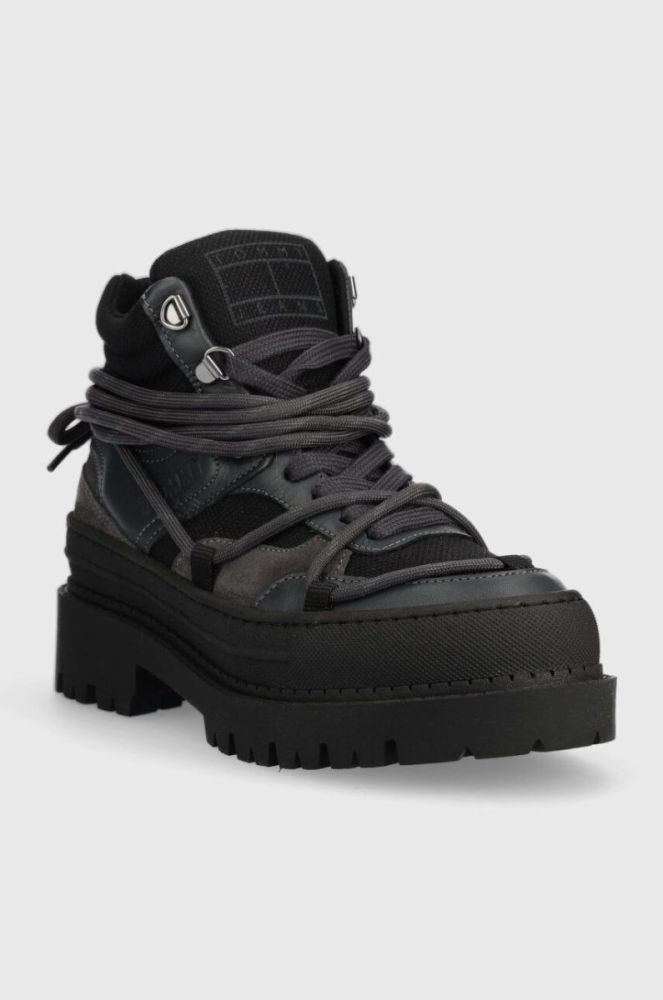 Кросівки Tommy Jeans TJW HYBRID BOOT колір чорний EN0EN02338 фото 2
