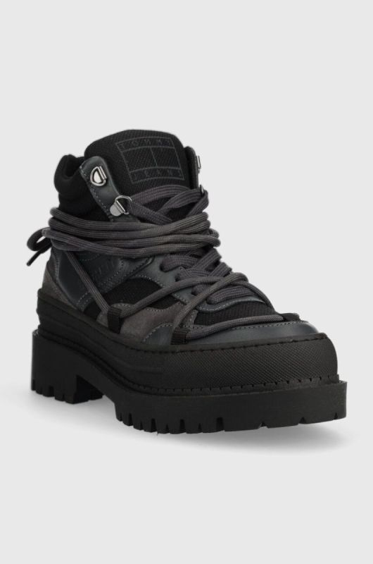 Кросівки Tommy Jeans TJW HYBRID BOOT колір чорний EN0EN02338 фото 2
