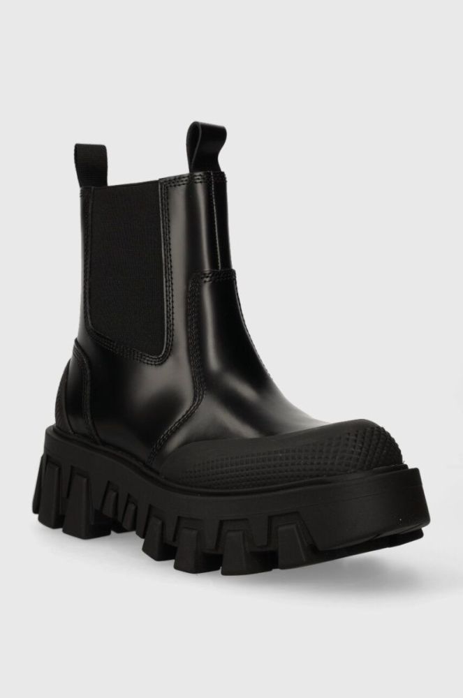 Черевики Tommy Jeans TJW CHUNKY CHELSEA MIX MATERIAL жіночі колір чорний на платформі EN0EN02375 фото 2