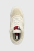 Кросівки Tommy Jeans TJW RETRO BASKET WARM колір білий EN0EN02441
