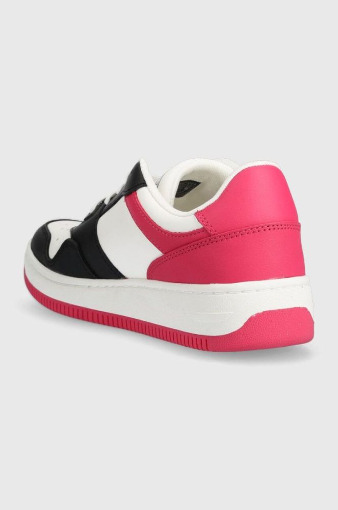 Кросівки Tommy Jeans TJW RETRO BASKET LEATHER колір рожевий EN0EN02532 фото 3