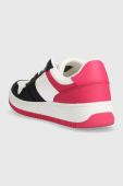 Кросівки Tommy Jeans TJW RETRO BASKET LEATHER колір рожевий EN0EN02532