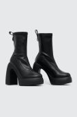 Черевики Karl Lagerfeld ASTRAGON HI жіночі колір чорний каблук блок KL33750 (3464679)