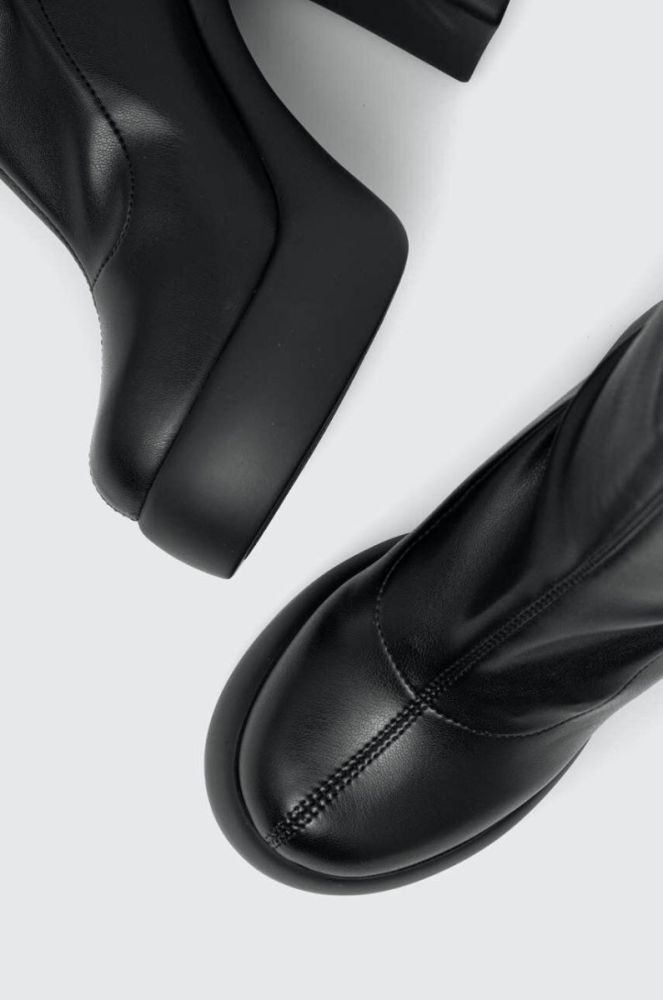 Черевики Karl Lagerfeld ASTRAGON HI жіночі колір чорний каблук блок KL33750 (3464679) фото 4