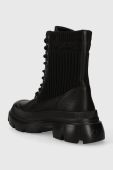 Черевики Karl Lagerfeld TREKKA MAX KC жіночі колір чорний на плоскому ходу KL43573 Черевики Karl Lagerfeld TREKKA MAX KC жіночі колір чорний на плоскому ходу KL43573