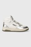 Шкіряні кросівки Karl Lagerfeld KREW KC колір срібний KL63050 Шкіряні кросівки Karl Lagerfeld KREW KC колір срібний KL63050