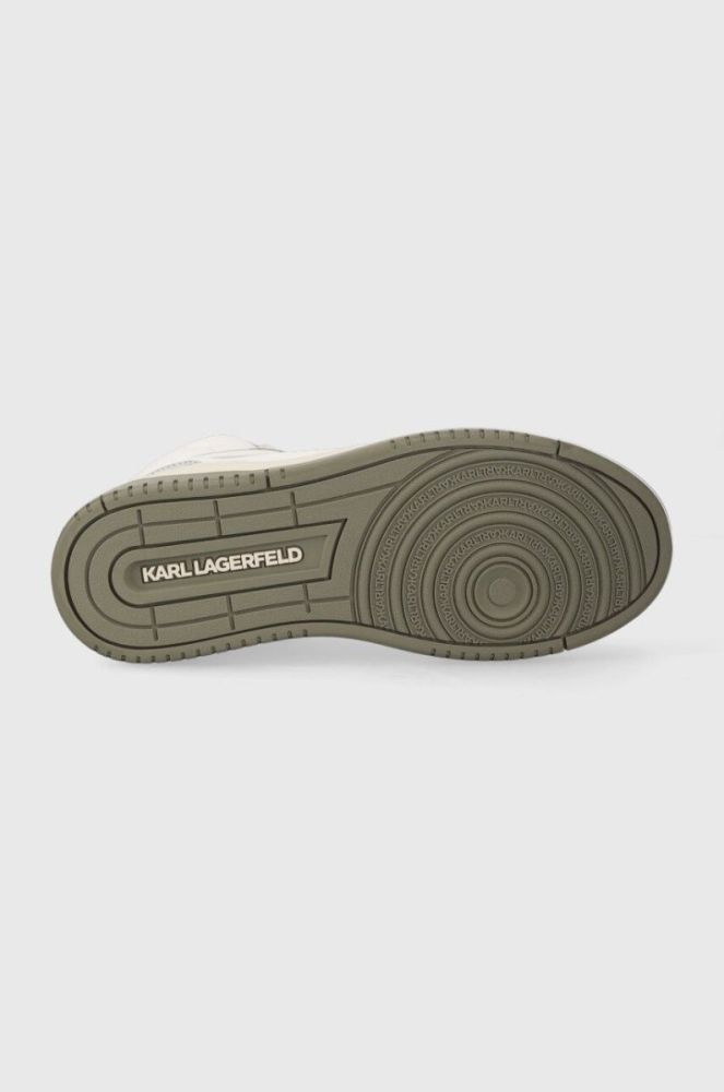 Шкіряні кросівки Karl Lagerfeld KREW KC колір срібний KL63050 фото 5