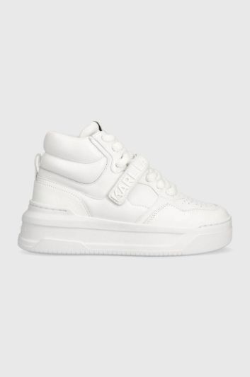Шкіряні кросівки Karl Lagerfeld KREW MAX KC колір білий KL63350