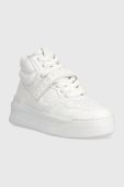 Шкіряні кросівки Karl Lagerfeld KREW MAX KC колір білий KL63350