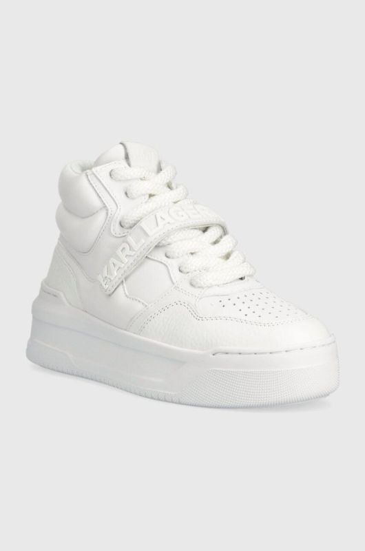 Шкіряні кросівки Karl Lagerfeld KREW MAX KC колір білий KL63350 фото 2