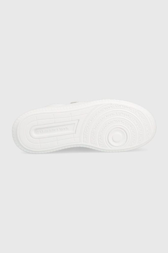 Шкіряні кросівки Karl Lagerfeld KREW MAX KC колір білий KL63350 фото 5