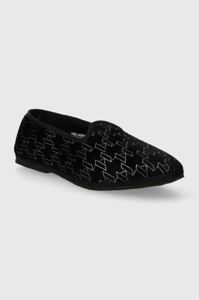 Тапочки Karl Lagerfeld KLARA III колір чорний KL40040 фото 2