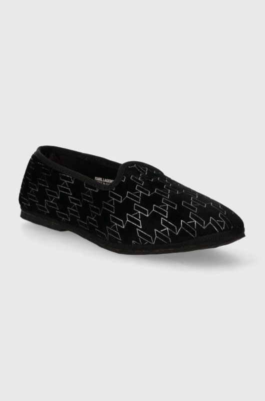 Тапочки Karl Lagerfeld KLARA III колір чорний KL40040 фото 2