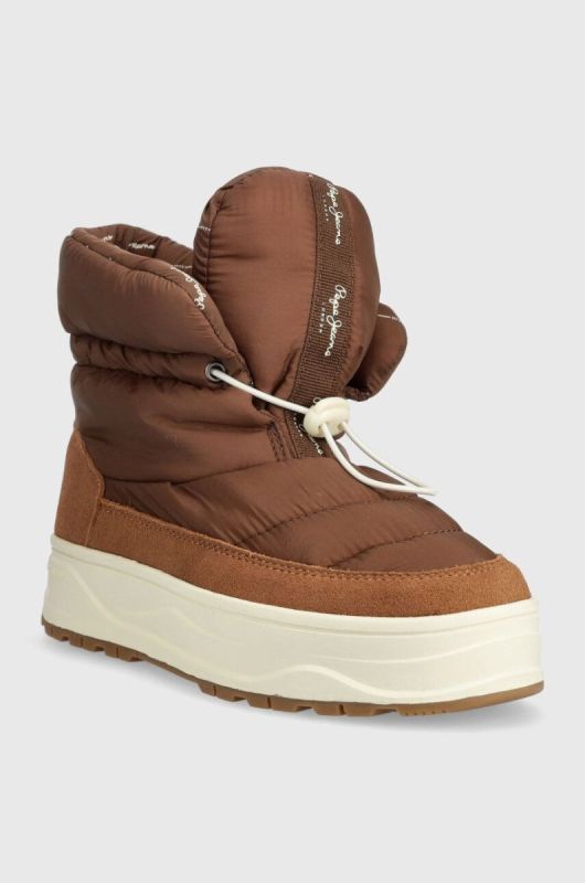 Зимові чоботи Pepe Jeans KORE SNOW W колір коричневий PLS31503 фото 2
