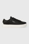 Шкіряні кросівки Pepe Jeans ADAMS BASY колір чорний PLS31538 Шкіряні кросівки Pepe Jeans ADAMS BASY колір чорний PLS31538