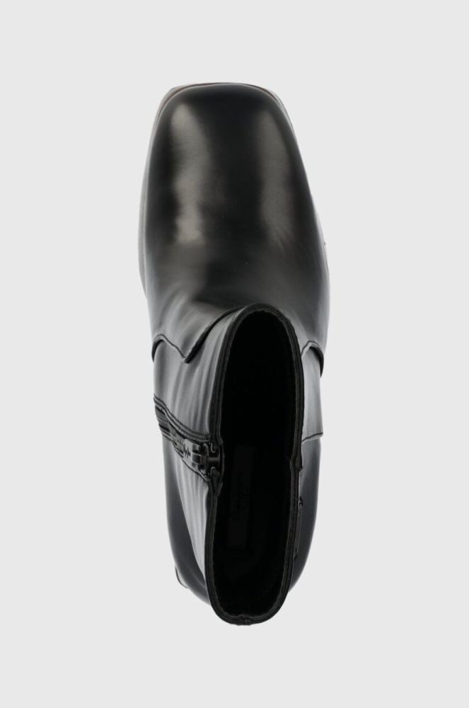 Черевики Pepe Jeans ABBA WOOD жіночі колір чорний каблук блок PLS50494 фото 4