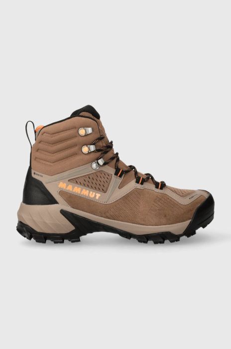 Черевики Mammut Sapuen High GTX жіночі колір коричневий Черевики Mammut Sapuen High GTX жіночі колір коричневий
