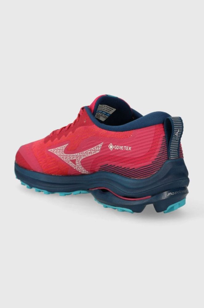 Бігові кросівки Mizuno Wave Rider GTX колір червоний фото 3
