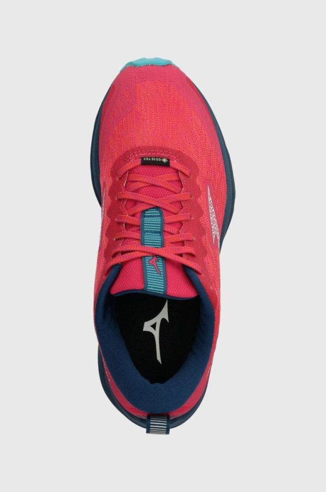Бігові кросівки Mizuno Wave Rider GTX колір червоний фото 4