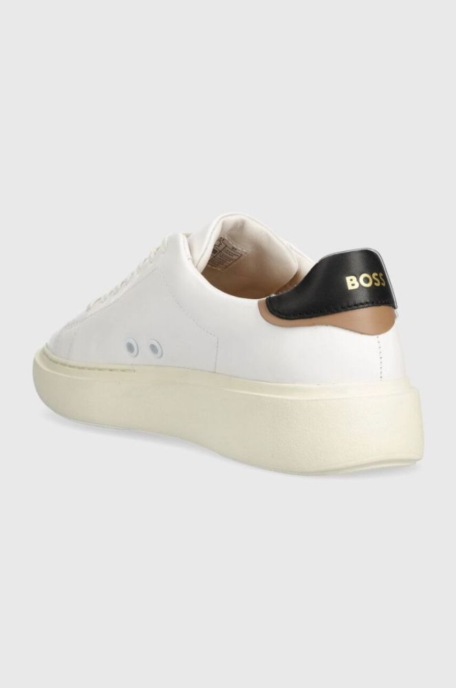 Шкіряні кросівки BOSS Amber колір білий 50511113 фото 3