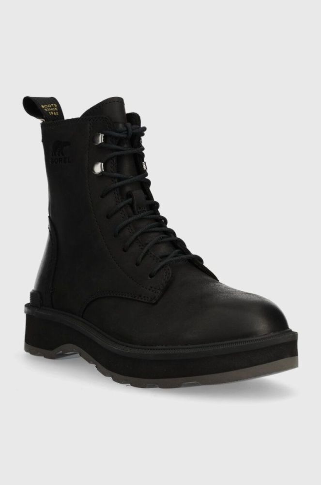 Шкіряні черевики Sorel HI LINE LACE жіночі колір чорний на плоскому ходу утеплене 2009111010 фото 2