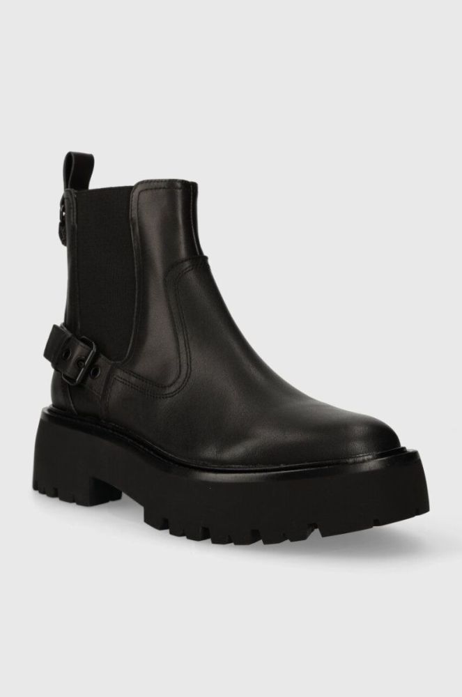 Шкіряні черевики Kurt Geiger London Matilda Chelsea жіночі колір чорний на платформі 655000109 фото 2