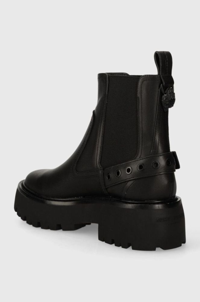 Шкіряні черевики Kurt Geiger London Matilda Chelsea жіночі колір чорний на платформі 655000109 фото 3