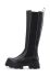 Шкіряні чоботи Bianco BIAGINNY жіночі колір чорний на плоскому ходу 11300025