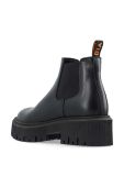 Шкіряні черевики Bianco BIAGARBI жіночі колір чорний на платформі 11300081