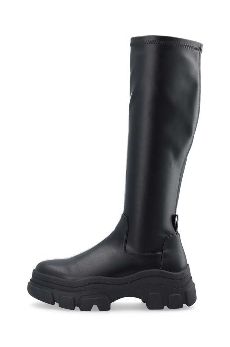 Чоботи Bianco BIANANNA жіночі колір чорний на плоскому ходу 11300543