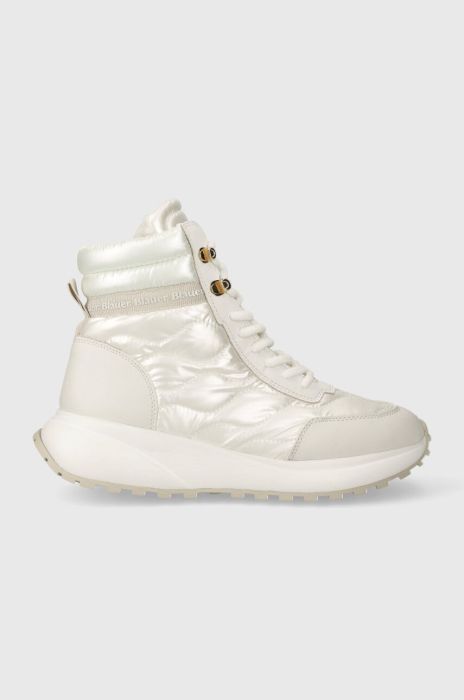 Черевики Blauer Daisy жіночі колір білий на плоскому ходу утеплене F3DAISY08.NYP