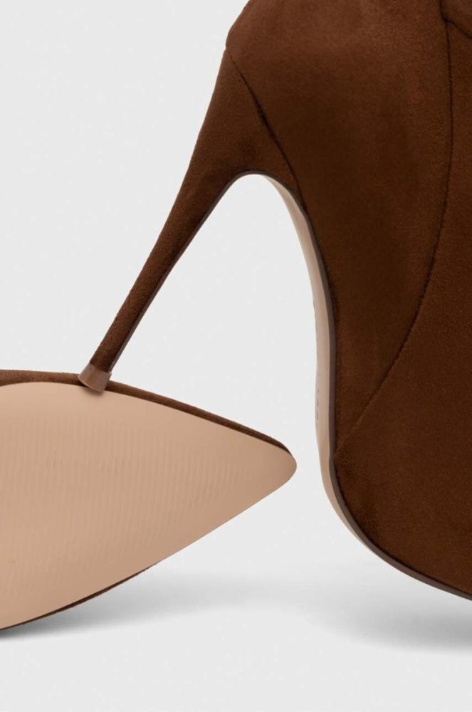Чоботи Steve Madden Darian жіночі колір коричневий на шпильці SM11002162 фото 5