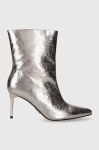 Черевики Steve Madden Lyricals жіночі колір срібний на шпильці SM11002592 Черевики Steve Madden Lyricals жіночі колір срібний на шпильці SM11002592