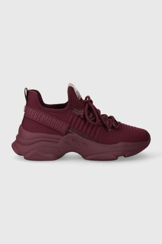 Кросівки Steve Madden Mac-E колір бордовий SM19000019