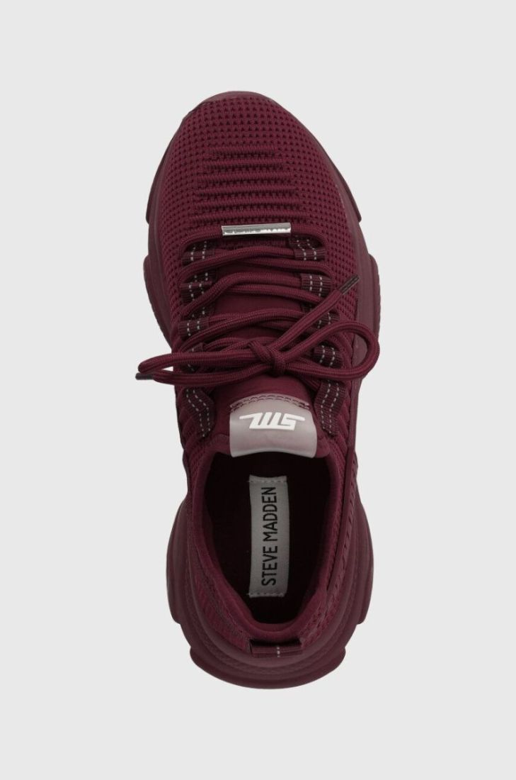 Кросівки Steve Madden Mac-E колір бордовий SM19000019