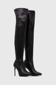 Чоботи Steve Madden Keandra жіночі колір чорний на шпильці SM11002678