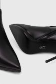 Чоботи Steve Madden Keandra жіночі колір чорний на шпильці SM11002678