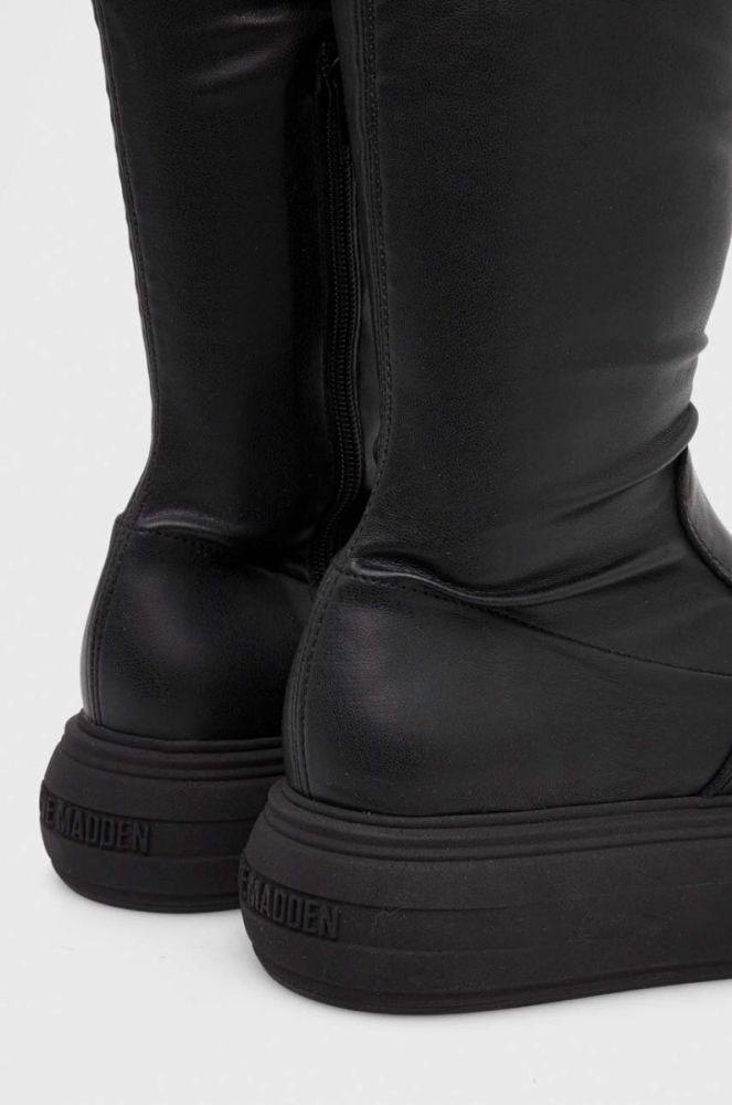 Чоботи Steve Madden Heavenly жіночі колір чорний на платформі злегка утеплена SM11002725 фото 3