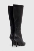 Чоботи Steve Madden In Stereo жіночі колір чорний на шпильці SM11002767