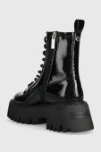 Черевики Steve Madden Over-ride жіночі колір чорний на платформі SM11002720