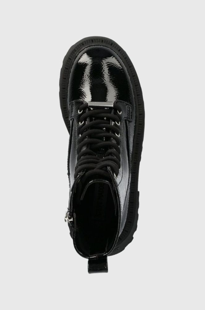 Черевики Steve Madden Over-ride жіночі колір чорний на платформі SM11002720 фото 4