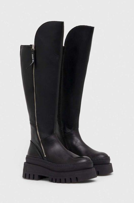 Чоботи Steve Madden Chayenna жіночі колір чорний на платформі SM11002684 фото 2