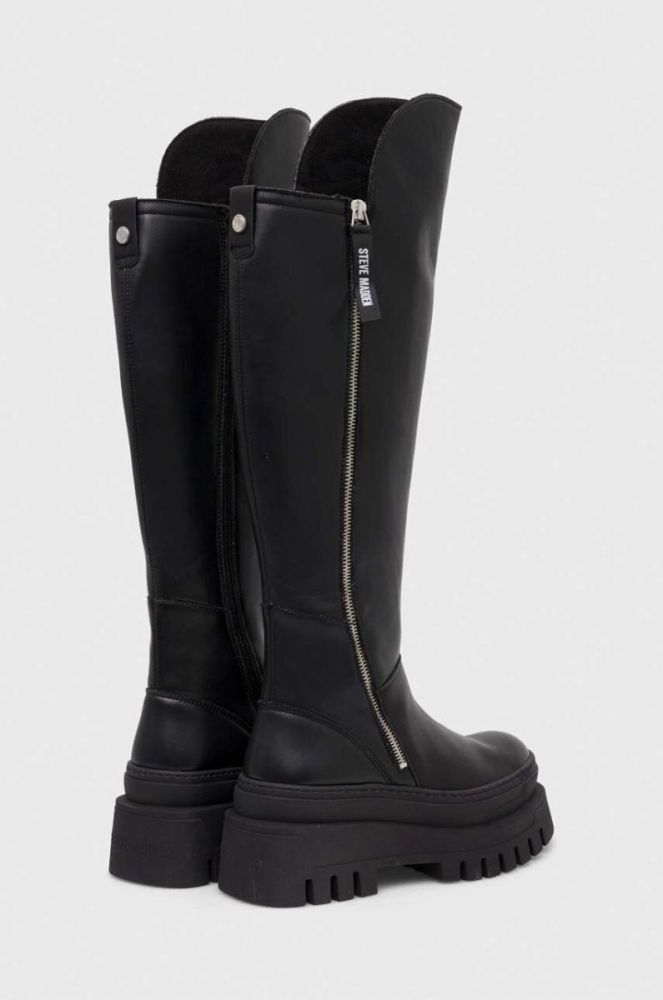 Чоботи Steve Madden Chayenna жіночі колір чорний на платформі SM11002684 фото 3