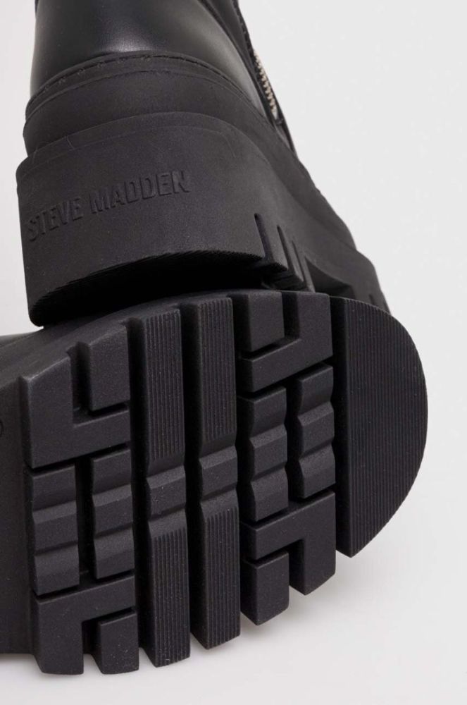 Чоботи Steve Madden Chayenna жіночі колір чорний на платформі SM11002684 фото 4